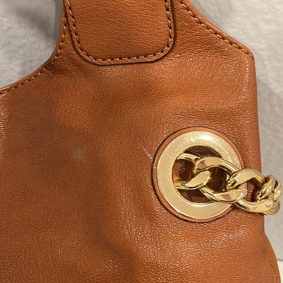 Michael Kors cognac leather purse - Picture 9 of 9